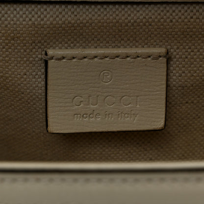 Gucci GG Supreme Monogram Web Mini Horsebit 1955 Shoulder Bag Beige Mystic White 6 of 11
