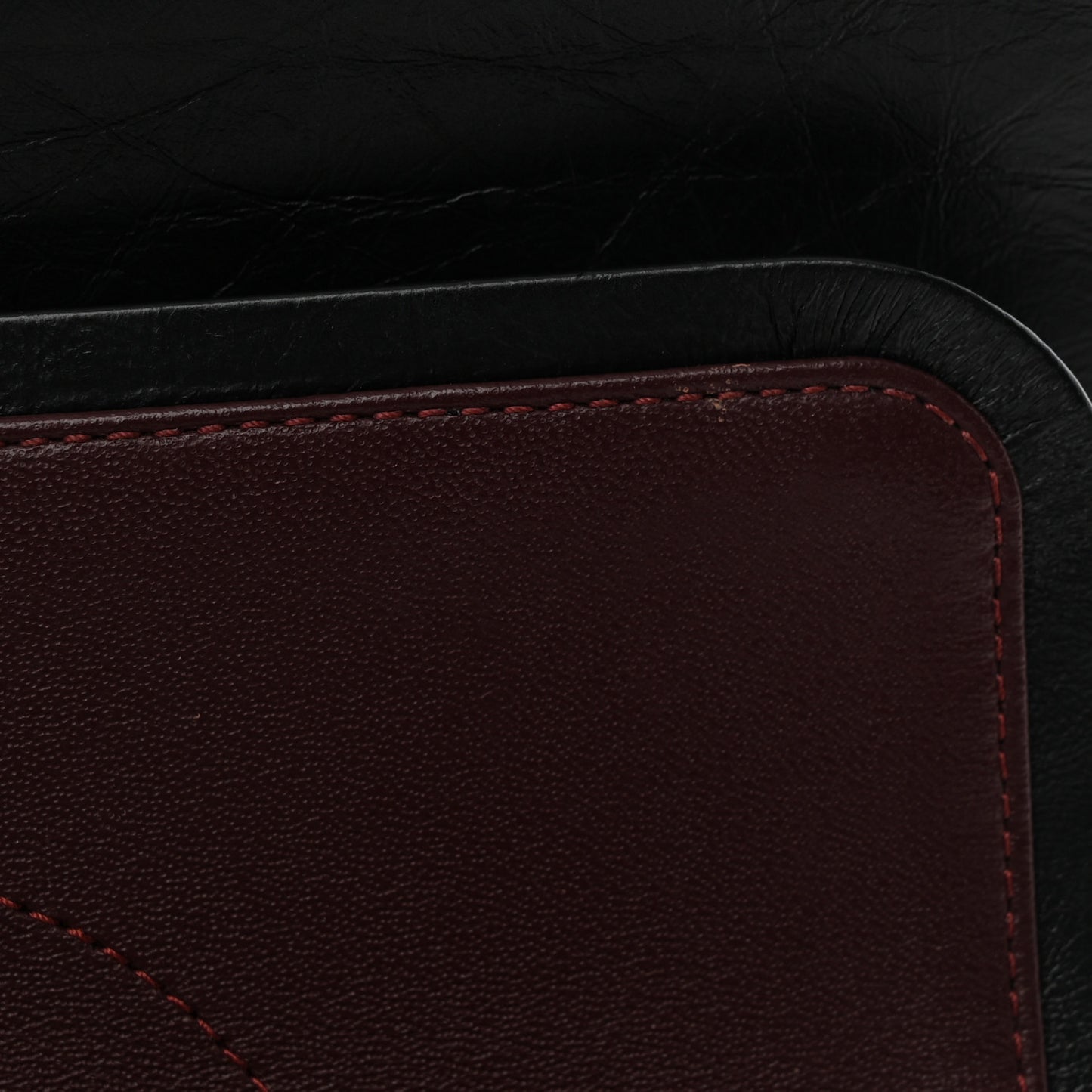 Aged Calfskin Quilted 2.55 Reissue 225 Flap Black