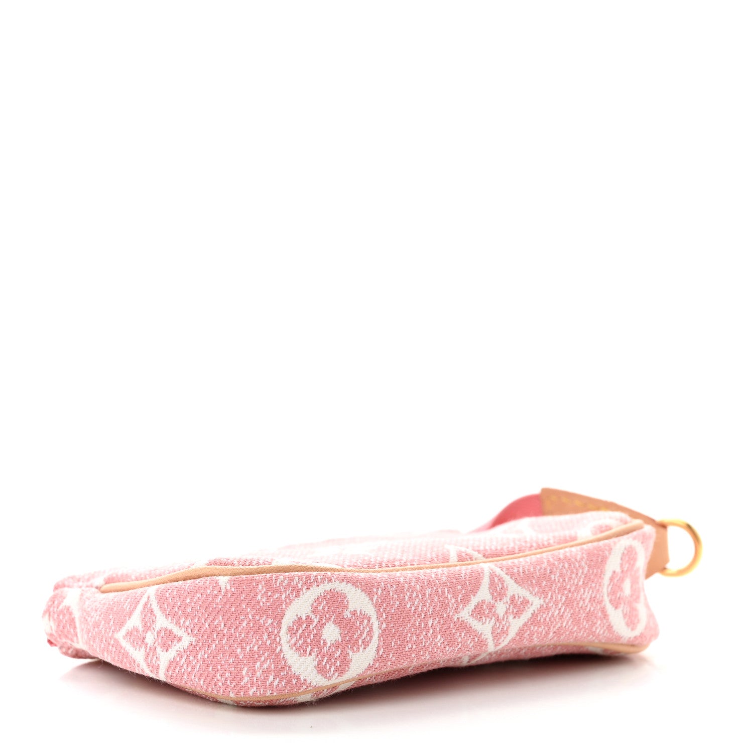 Louis Vuitton Denim Jacquard Monogram Micro Pochette Accessories Rose 4 of 7