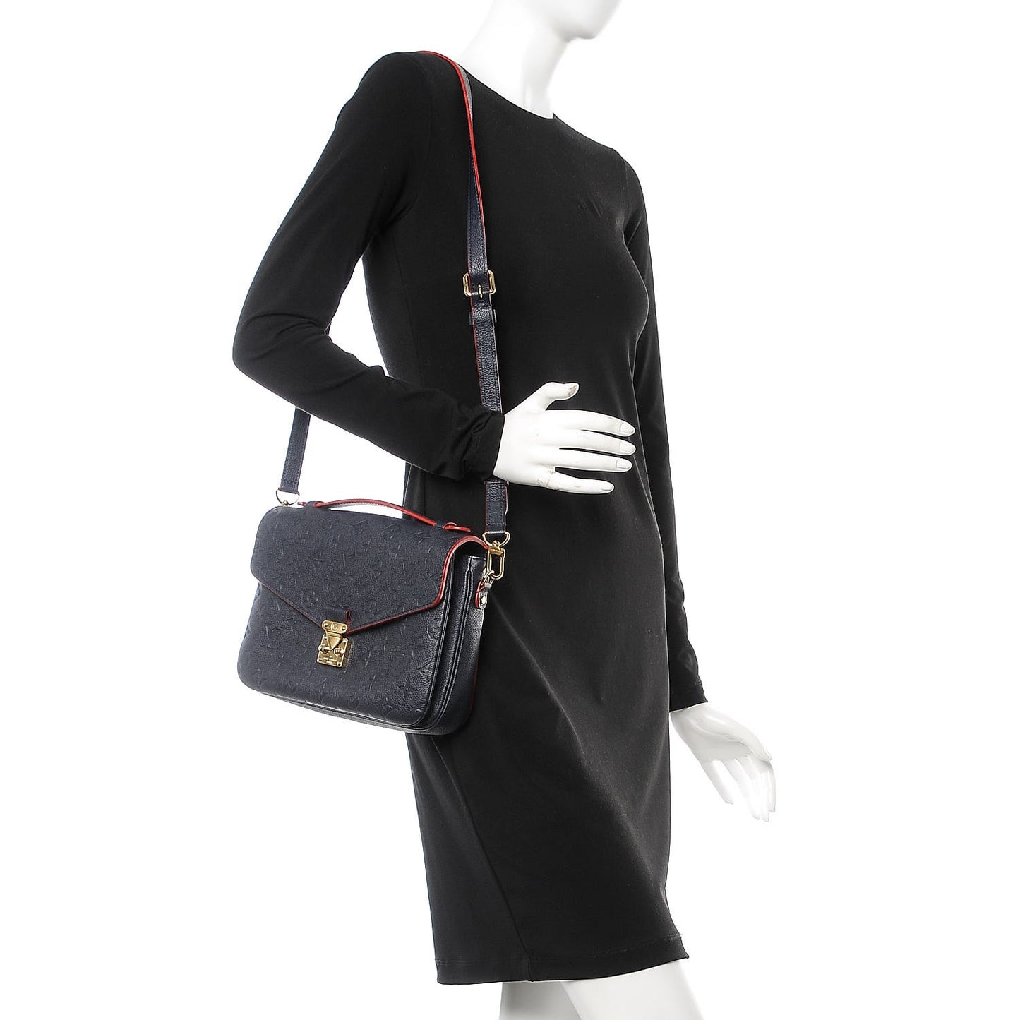 Empreinte Pochette Metis Marine Rouge