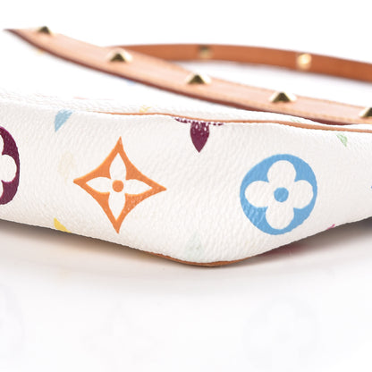 Louis Vuitton Monogram Multicolor Pochette Accessories White 10 of 13