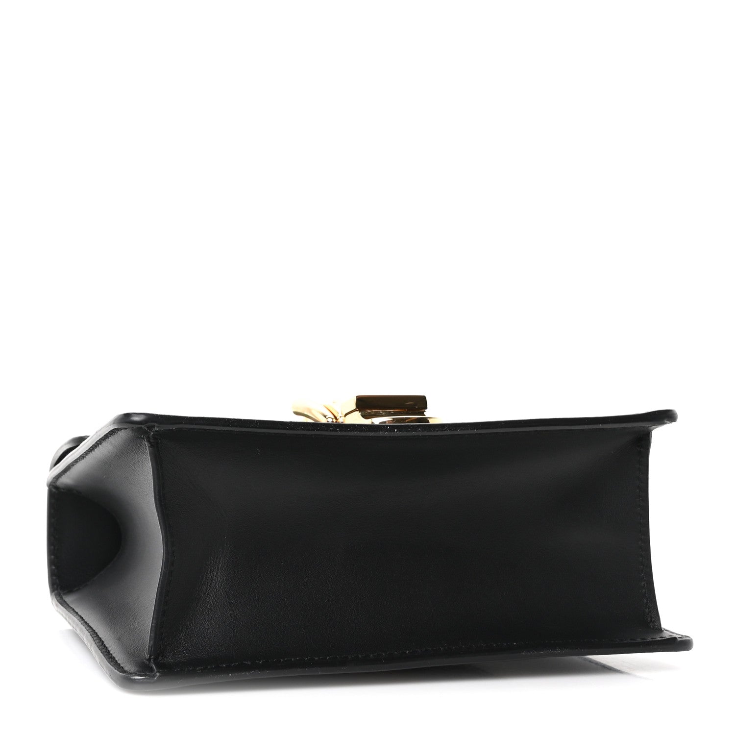 Gucci Calfskin Mini Sylvie Chain Shoulder Bag Black 4 of 10