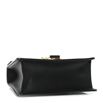 Gucci Calfskin Mini Sylvie Chain Shoulder Bag Black 4 of 10