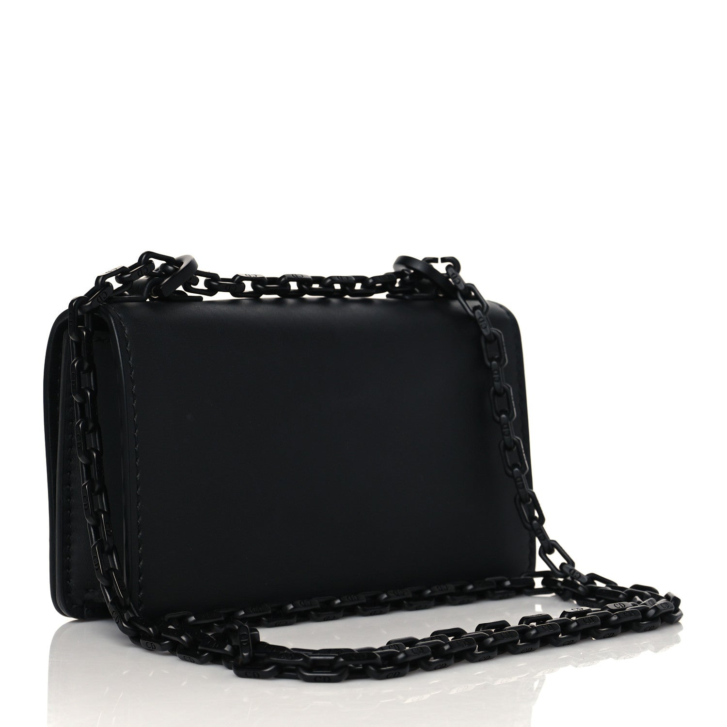 Christian Dior Ultra Matte Calfskin Mini J'Adior Chain Flap Bag Black 3 of 12