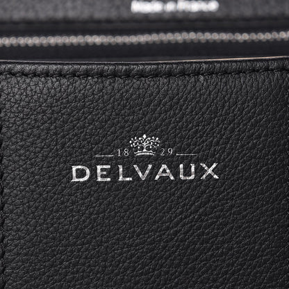 Delvaux Grained Calfskin GM Brillant Satchel Black 6 of 7