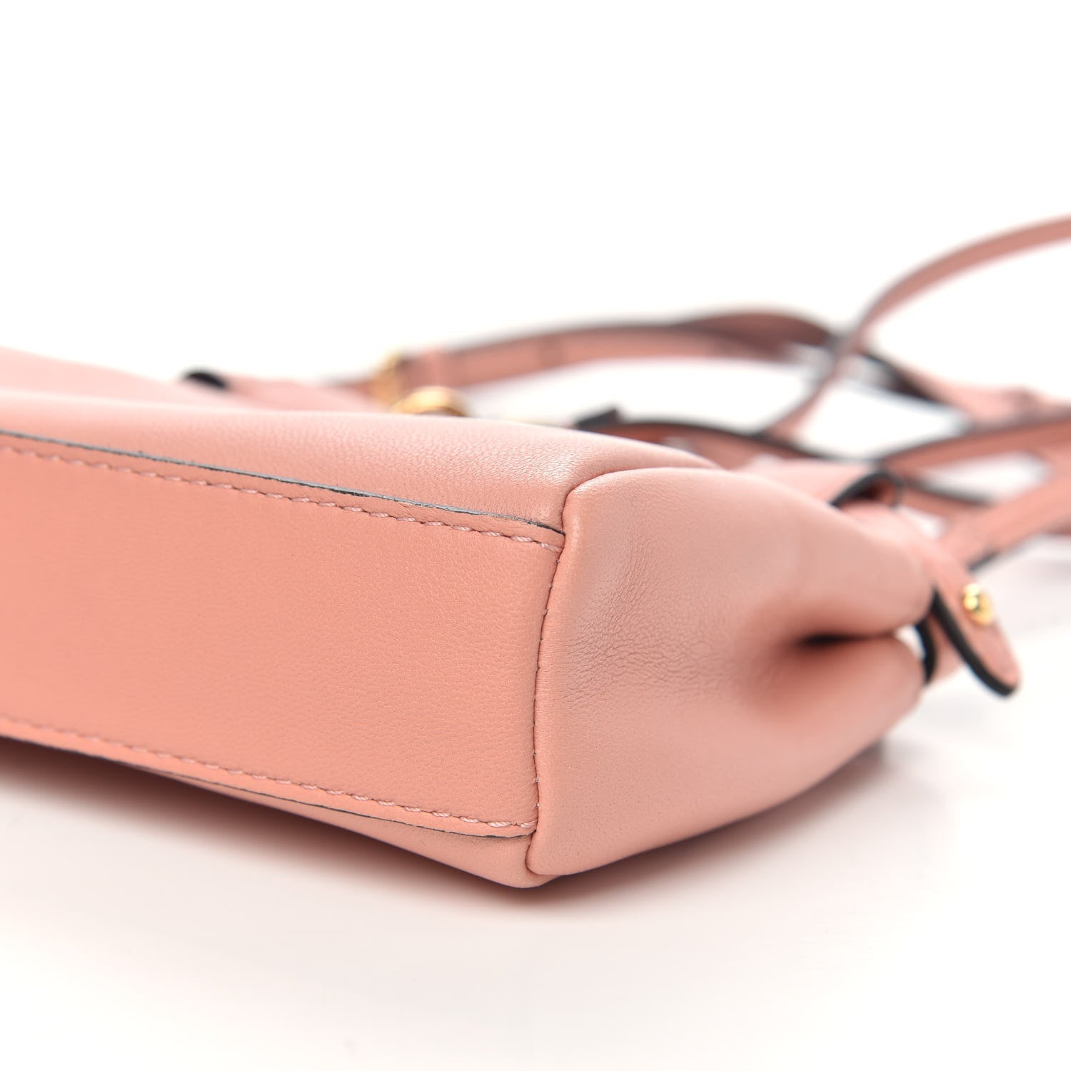 Fendi Shiny Nappa Micro Peekaboo Iconic Satchel Pink 8 of 8
