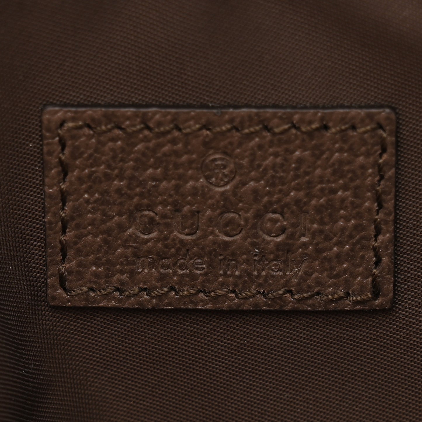 GG Supreme Monogram Textured Calfskin Web Large Ophidia Cosmetic Case Beige Ebony New Acero
