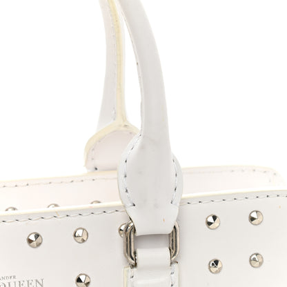 Alexander McQueen Calfskin Studded Padlock Tote White 12 of 14