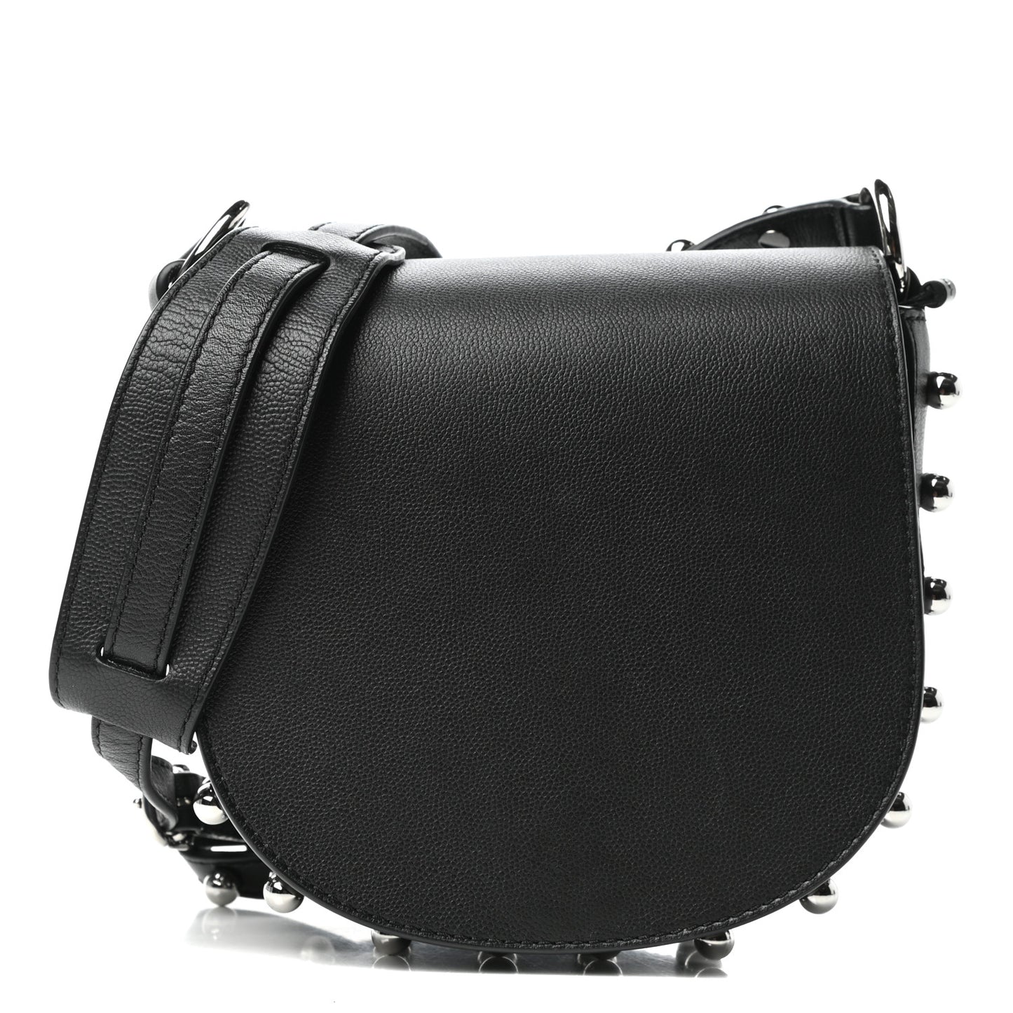 Calfskin Mini Lia Black Rhodium Hardware