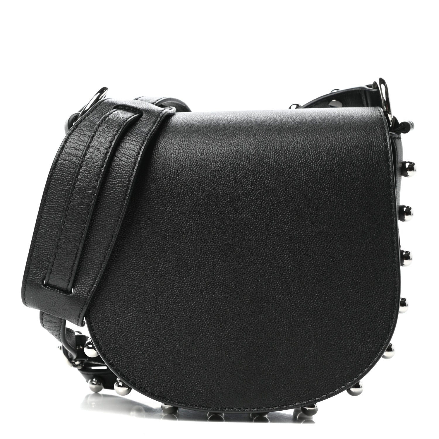 Alexander Wang Calfskin Mini Lia Black Rhodium Hardware 1 of 8