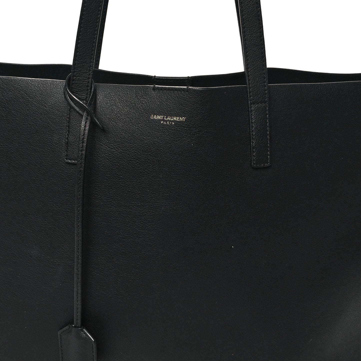 Calfskin Large Shopping Tote Black