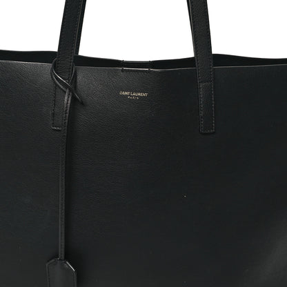 Saint Laurent Calfskin Large Shopping Tote Black 9 of 12