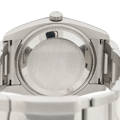 Rolex Stainless Steel 18K White Gold 34mm Oyster Perpetual Date Watch Silver 115234 4 of 5