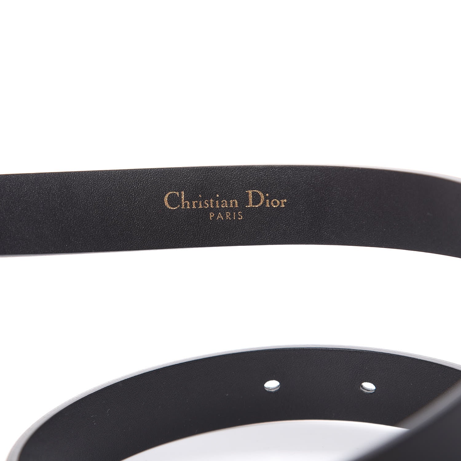 Christian Dior ブラックベルト Dior Night Code Belt Black Smooth Calfskin, 25 MM | DIOR