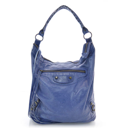 Balenciaga Chevre Day Hobo Indigo 1 of 7
