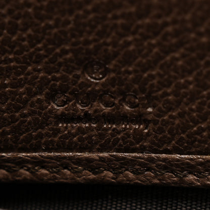 Gucci GG Supreme Monogram Web Ophidia Zip Around Wallet Brown 6 of 7