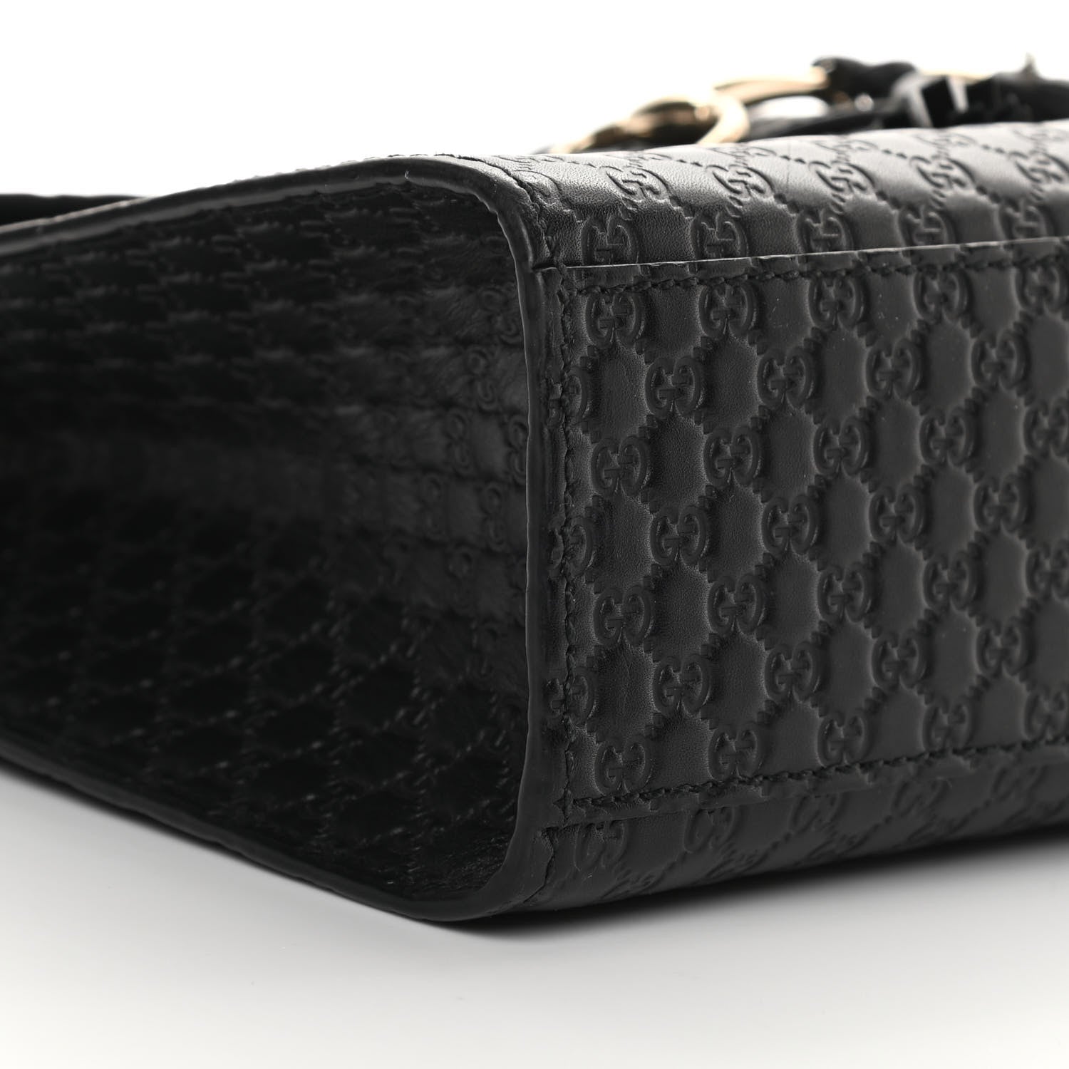 Gucci Microguccissima Medium Emily Chain Shoulder Bag Black 9 of 15