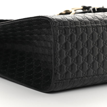 Gucci Microguccissima Medium Emily Chain Shoulder Bag Black 9 of 15