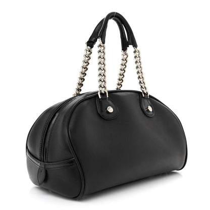 Christian Dior Calfskin Gambler Dice Bowler Black 3 of 14