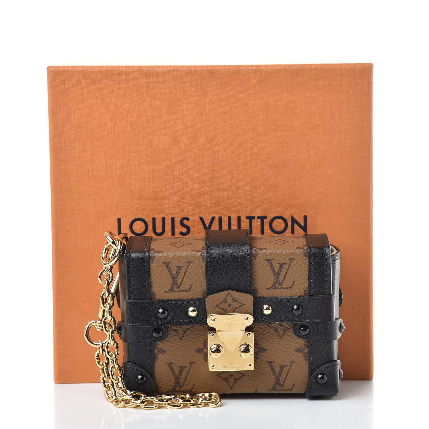 Louis Vuitton Reverse Monogram Essential Trunk Black 8 of 8