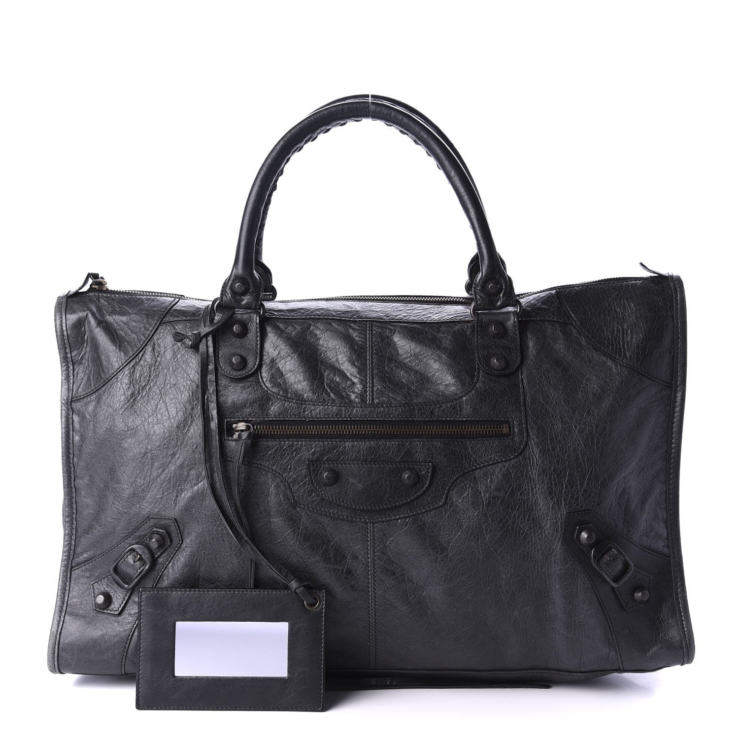 Balenciaga Agneau Classic Hardware Work Anthracite 1 of 11
