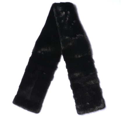 Louis Vuitton Mink Fur Vison Scarf Black 1 of 5