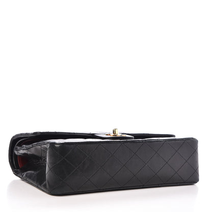 Chanel Lambskin Quilted Medium Double Flap Black 5 of 14