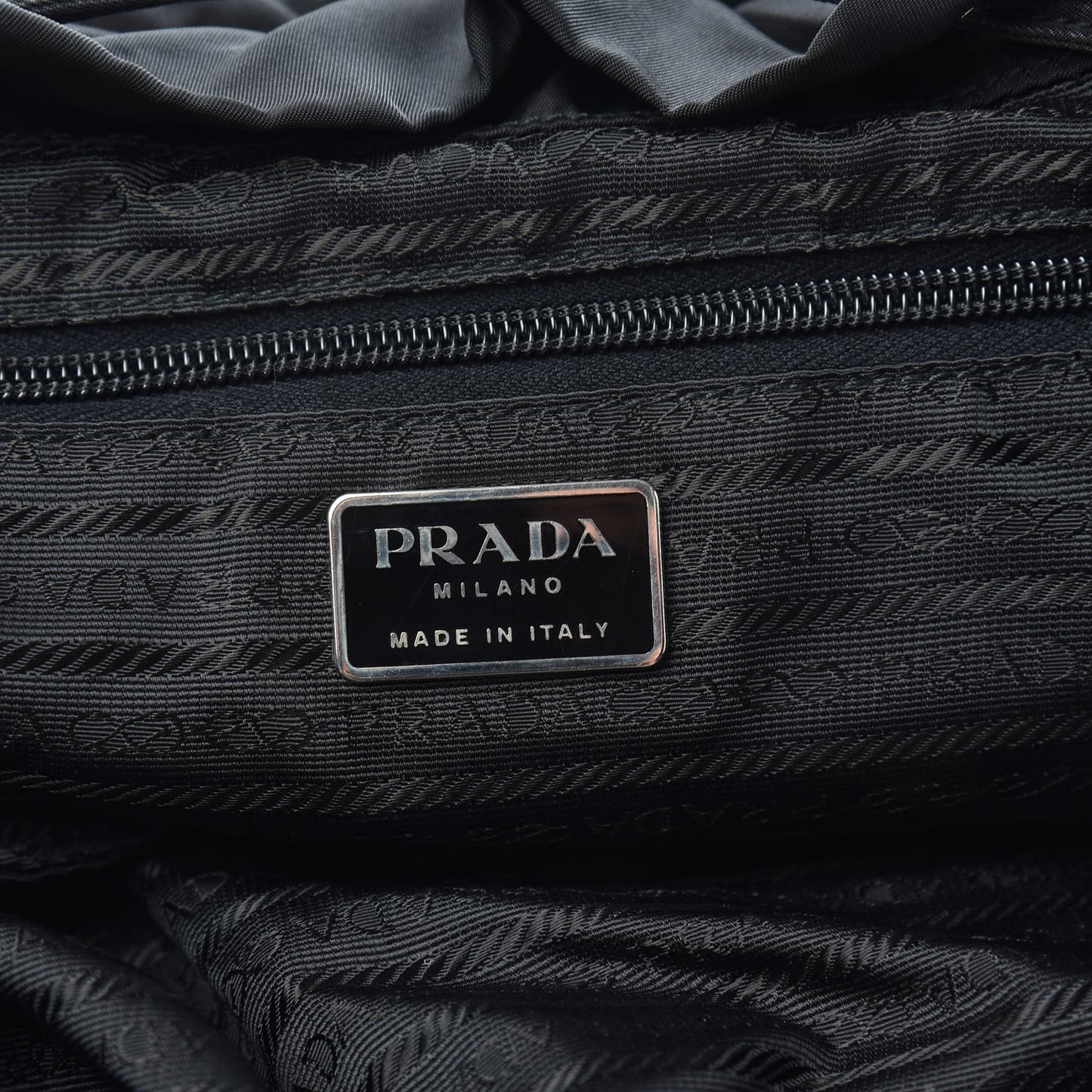 Nylon Vela Large Backpack Black