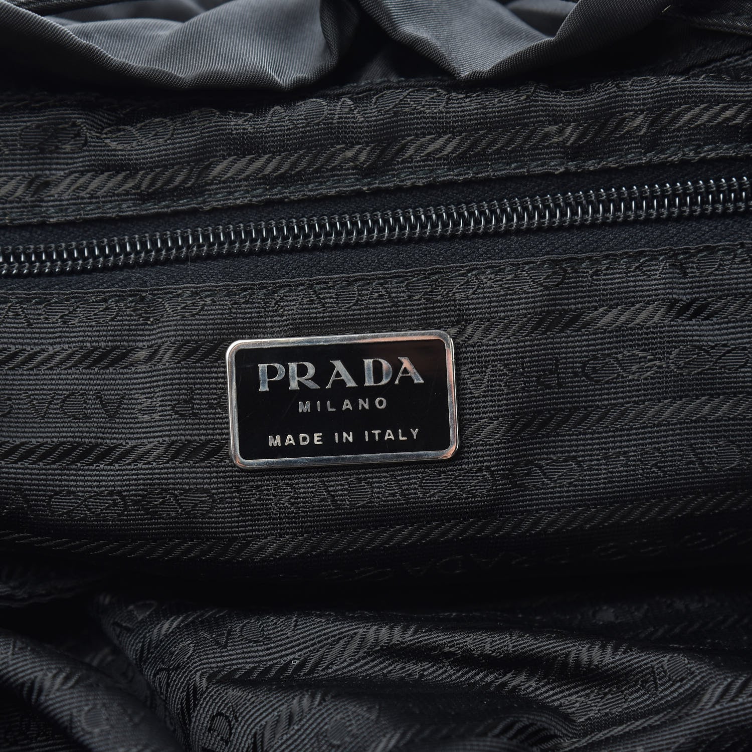 Prada Nylon Vela Large Backpack Black 5 of 7