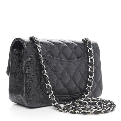 Chanel Caviar Quilted Mini Rectangular Flap Black 3 of 12