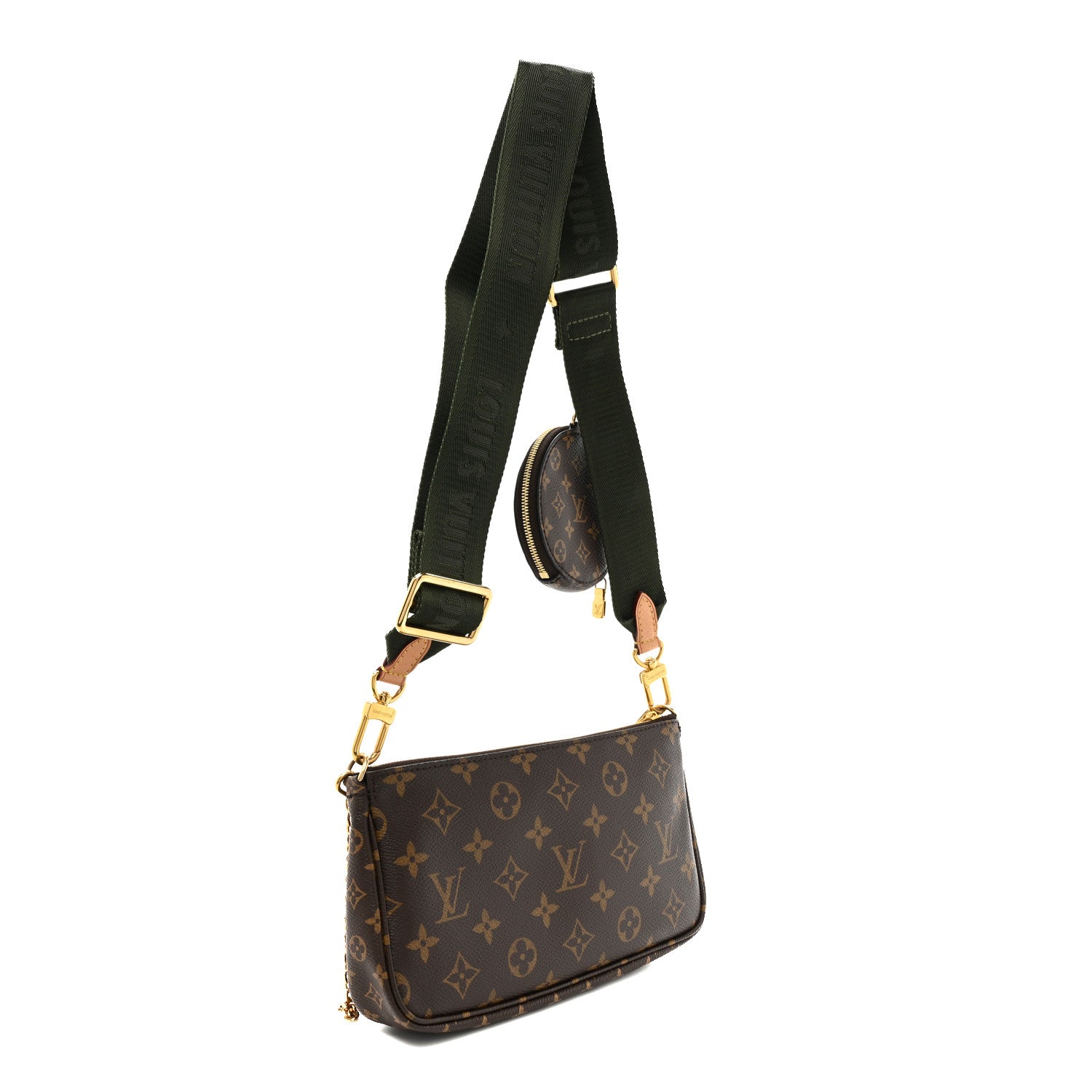 Louis Vuitton Monogram Multi Pochette Accessories Kaki 3 of 12
