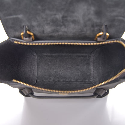 Celine Grained Calfskin Nano Belt Bag Grey 5 of 7