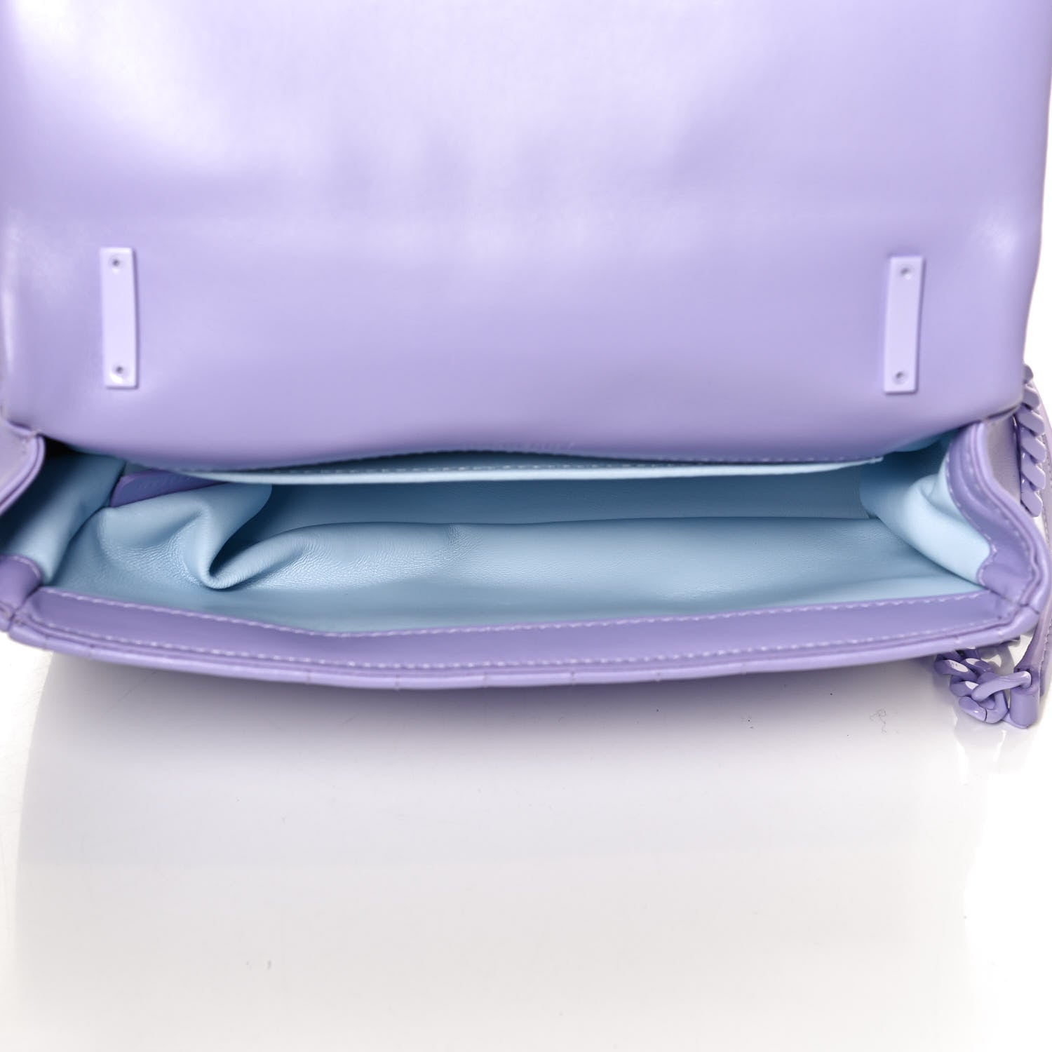 Burberry Lambskin Quilted Small Lola Bag Soft Violet 5 of 10