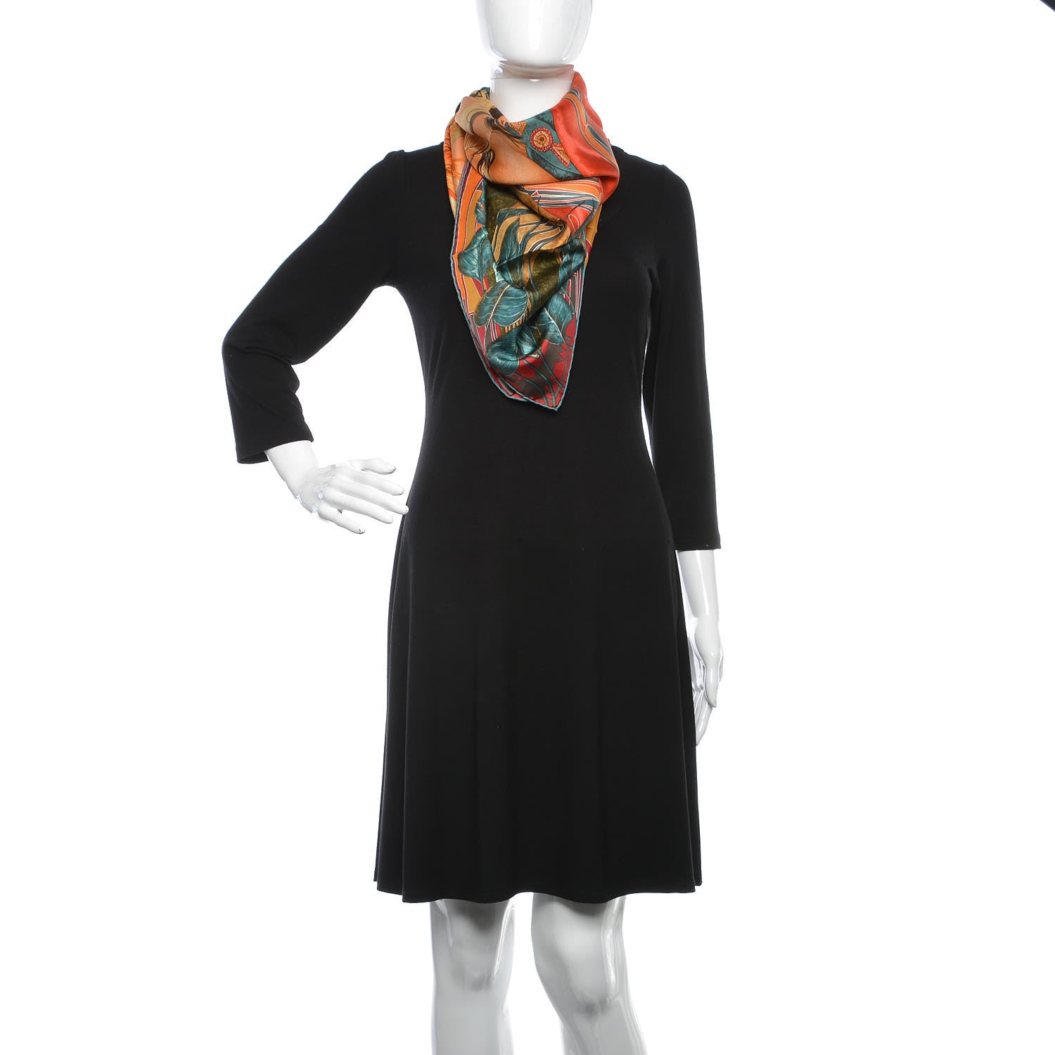 Hermes Silk Wako Ni Scarf 90 2 of 7