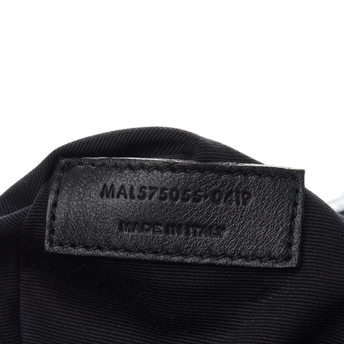 Crinkled Calfskin Matelasse Monogram Medium Niki Chain Satchel Black