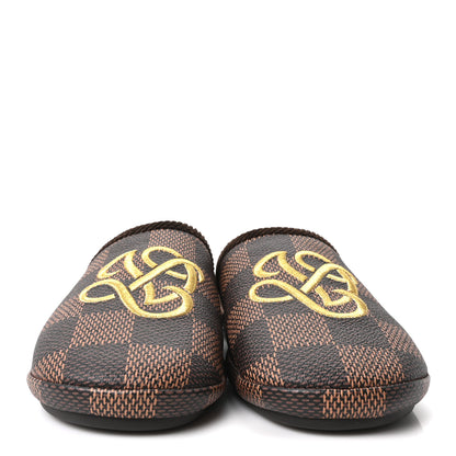 Louis Vuitton Damier Ebene Palace Slippers 7 Mocha 3 of 8