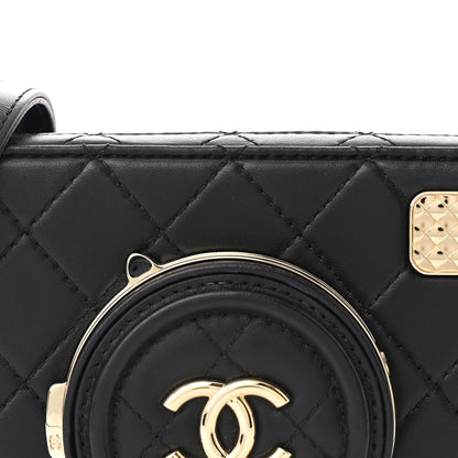 Chanel Lambskin Quilted Coco Click Bag Black 9 of 12