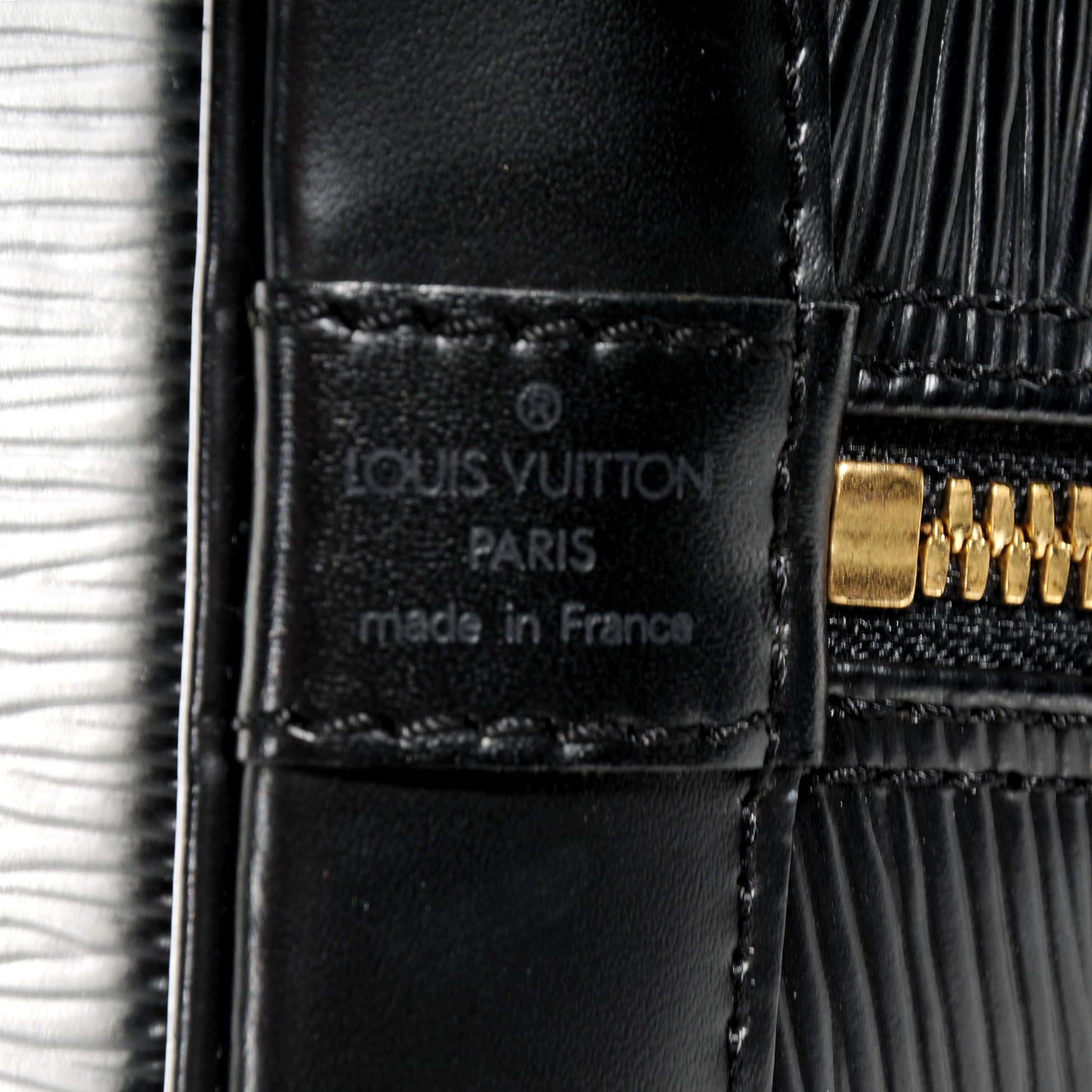 Louis Vuitton Epi Alma PM Black 6 of 7