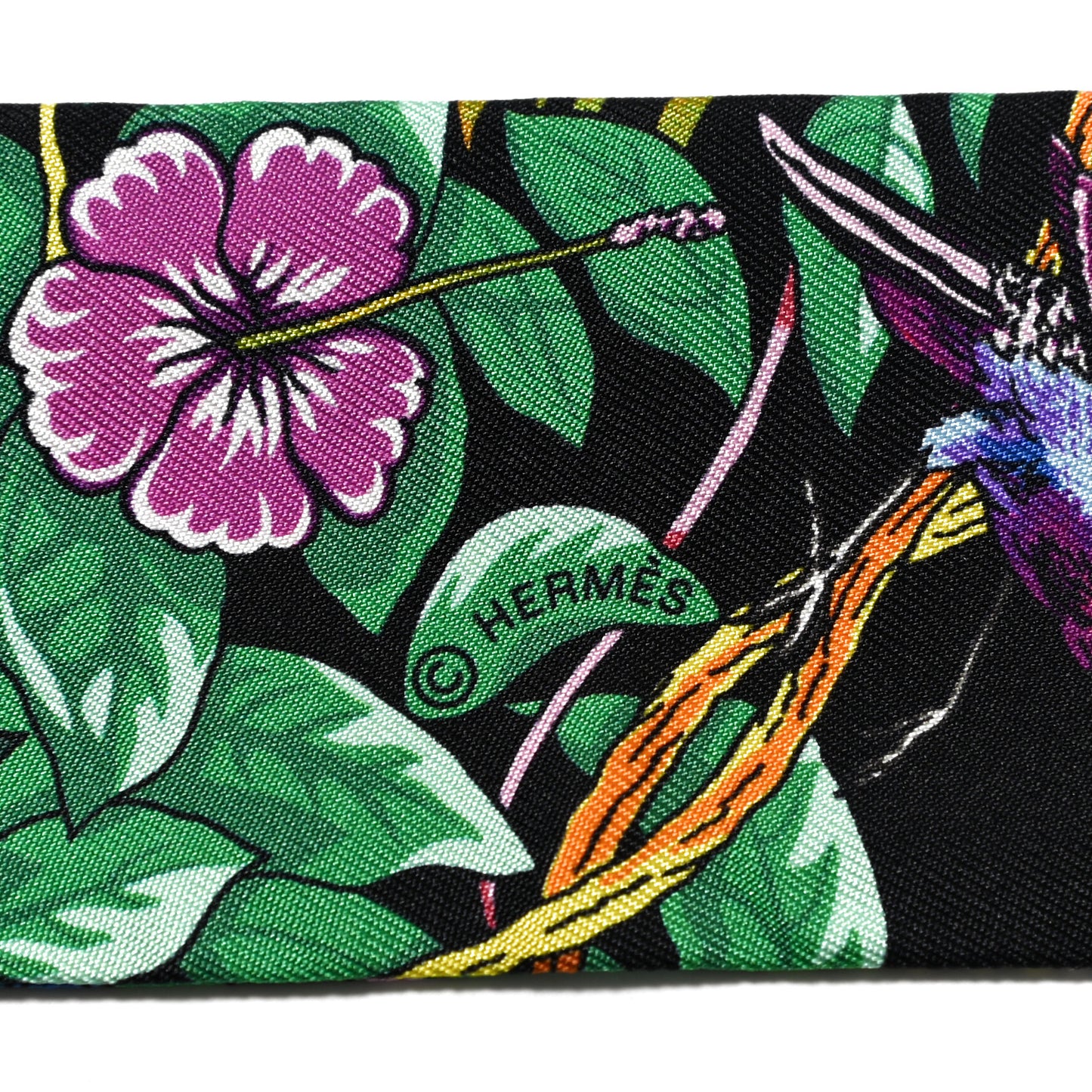 Silk Jungle Love Love Twilly Black Vert Rose Vif