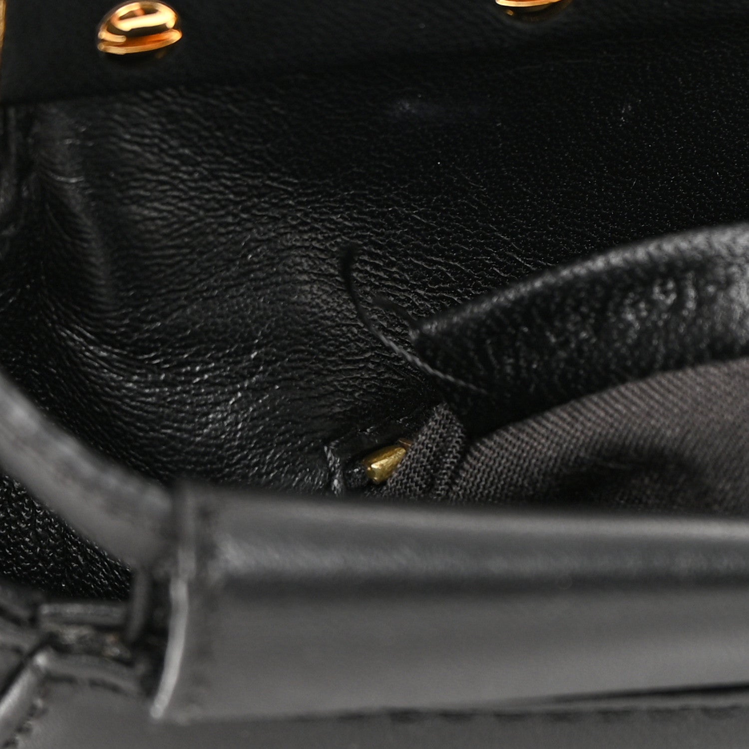 Fendi Nappa Mini Peekaboo Iconic Satchel Black 9 of 17