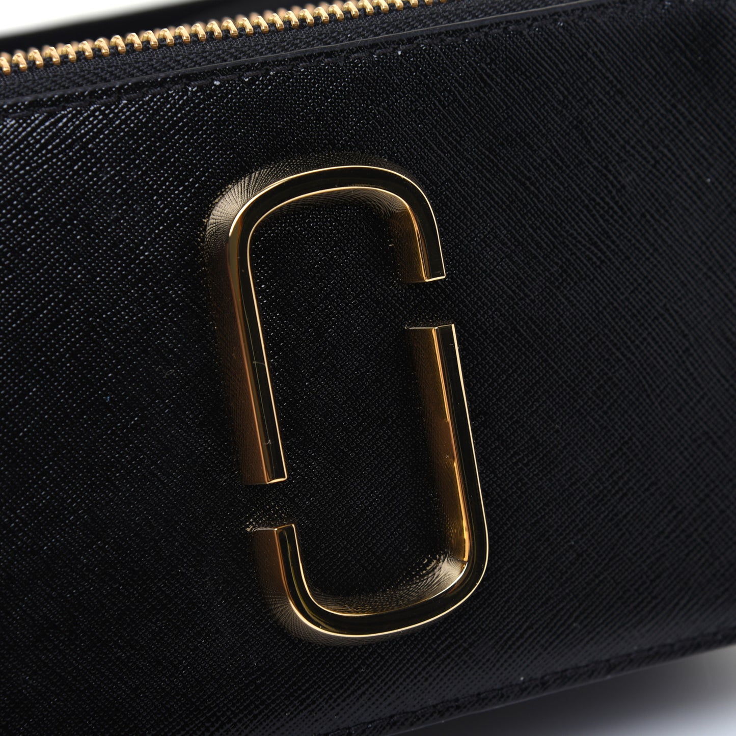 Saffiano Small Snapshot Camera Bag Black