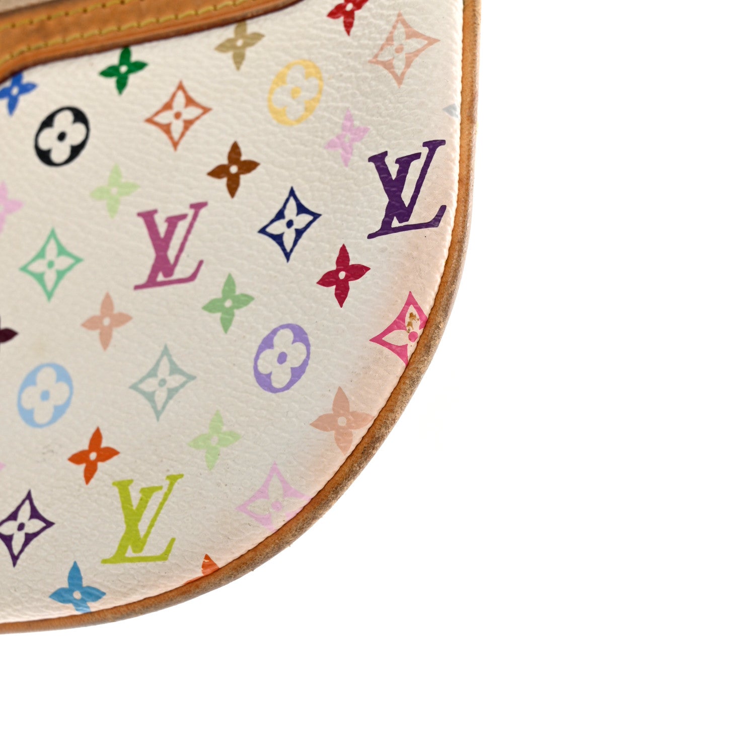 Louis Vuitton Monogram Multicolor Pochette Plate GM White 7 of 7