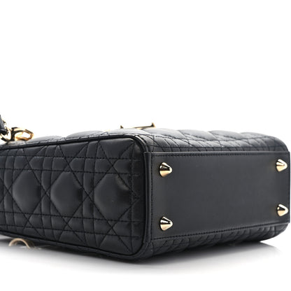 Christian Dior Lambskin Cannage Small My ABC Lady Dior Black 8 of 10