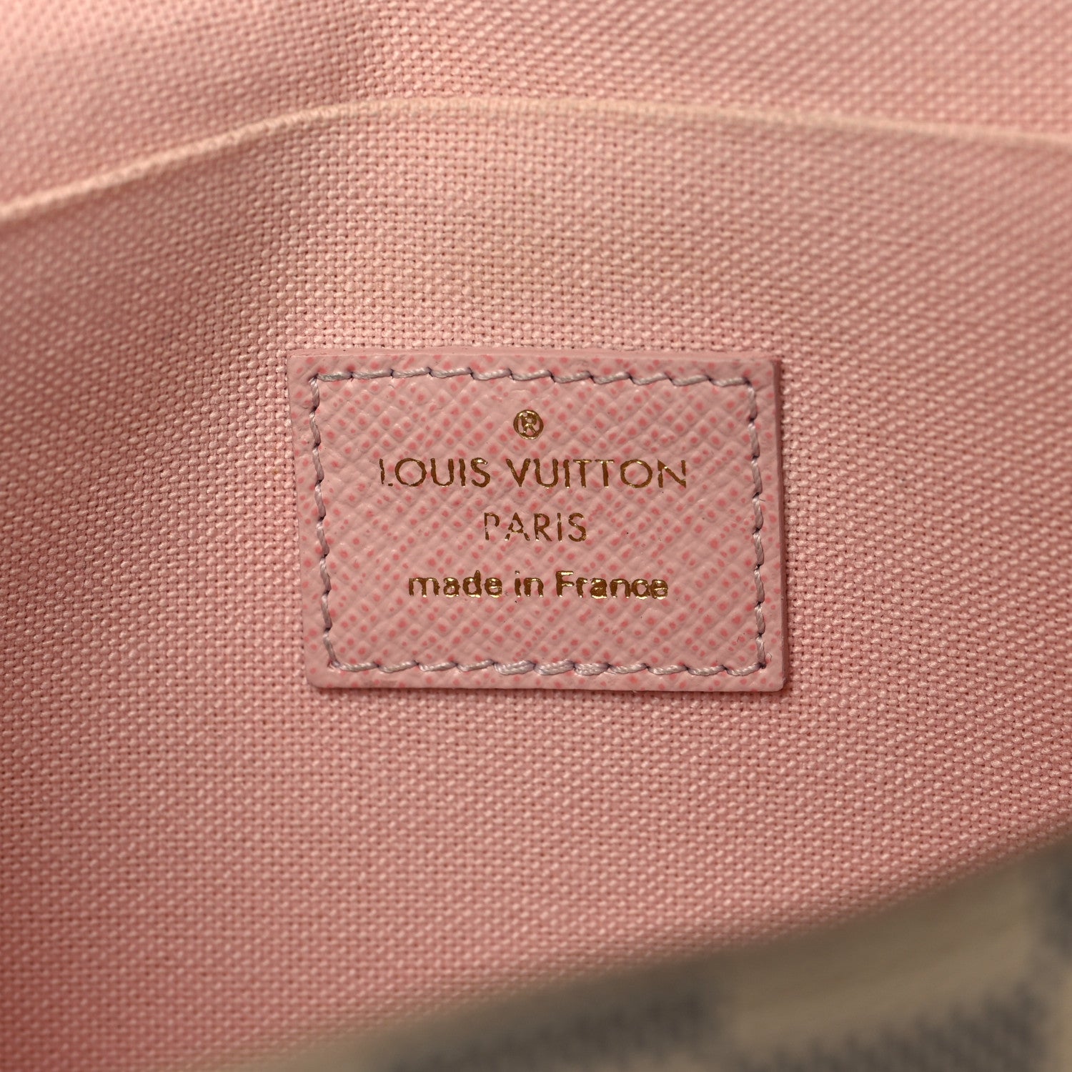 Louis Vuitton Damier Azur Pochette Felicie Chain Wallet Rose Ballerine 7 of 11