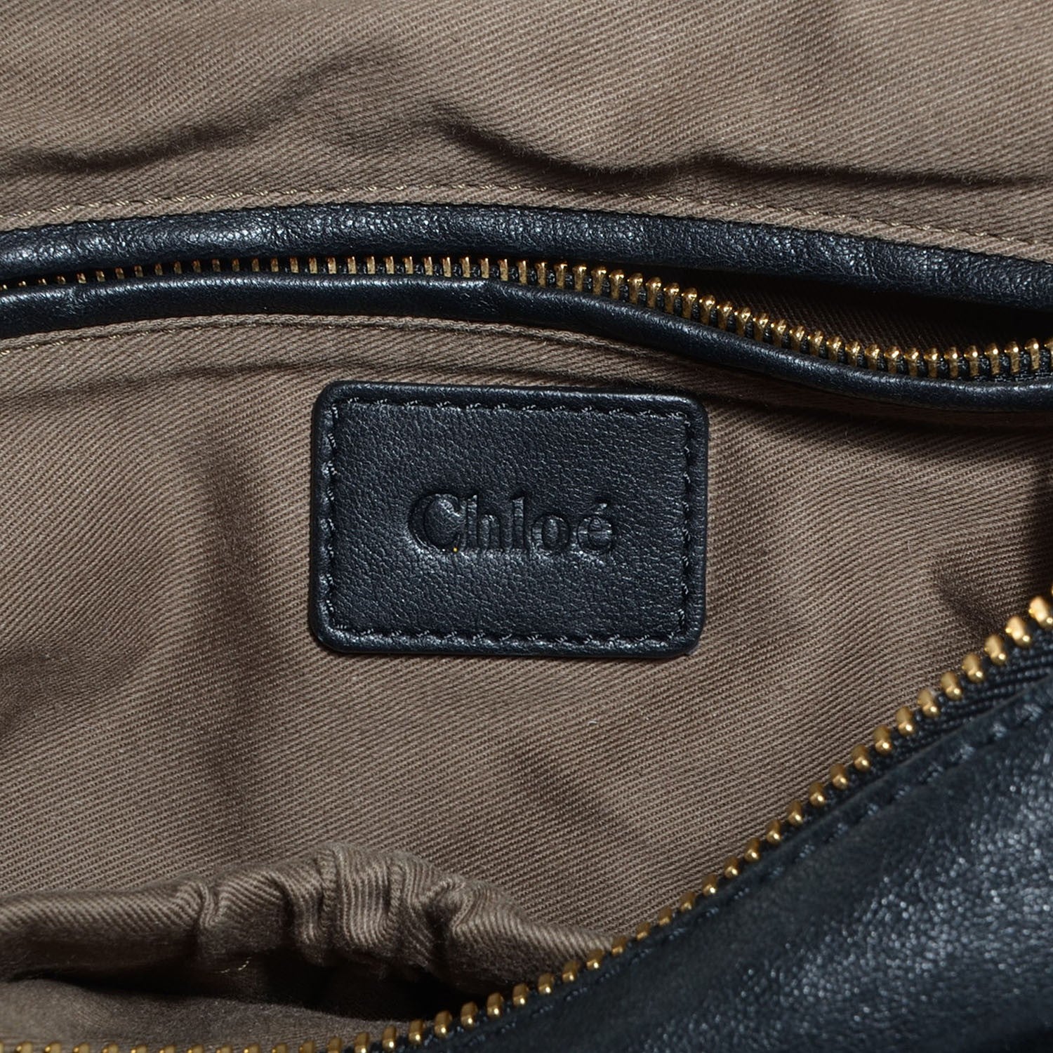 Chloe Calfskin Perforated Medium Marcie Animation Satchel Black 6 of 8