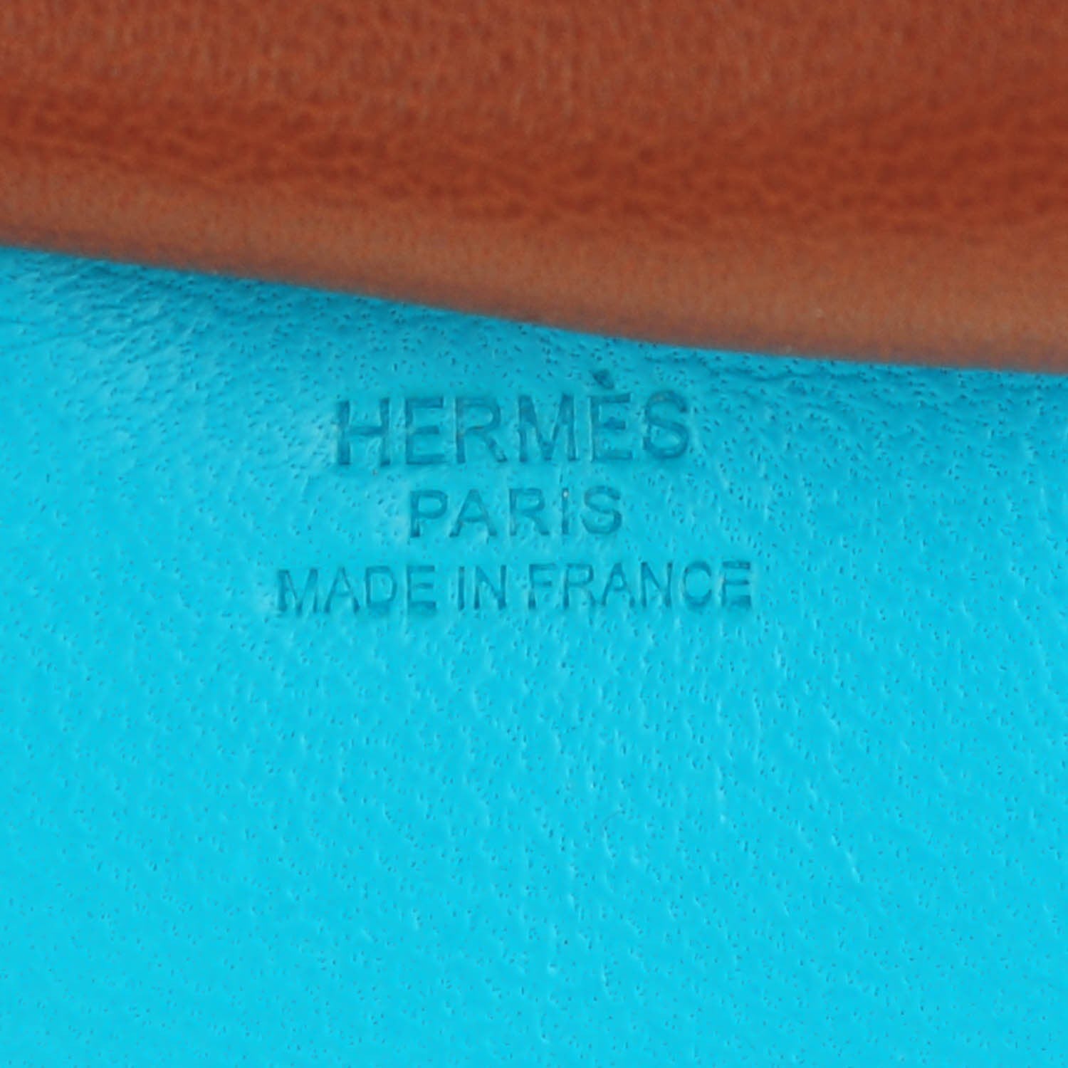 Hermes Milo Lambskin Grigri Rodeo Horse Bag Charm GM Bleu Azteque Bleu Electrique Fauve 3 of 3