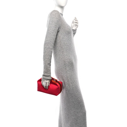 Hermes Canvas Small Bride-A-Brac Pouch Hibiscus 2 of 9