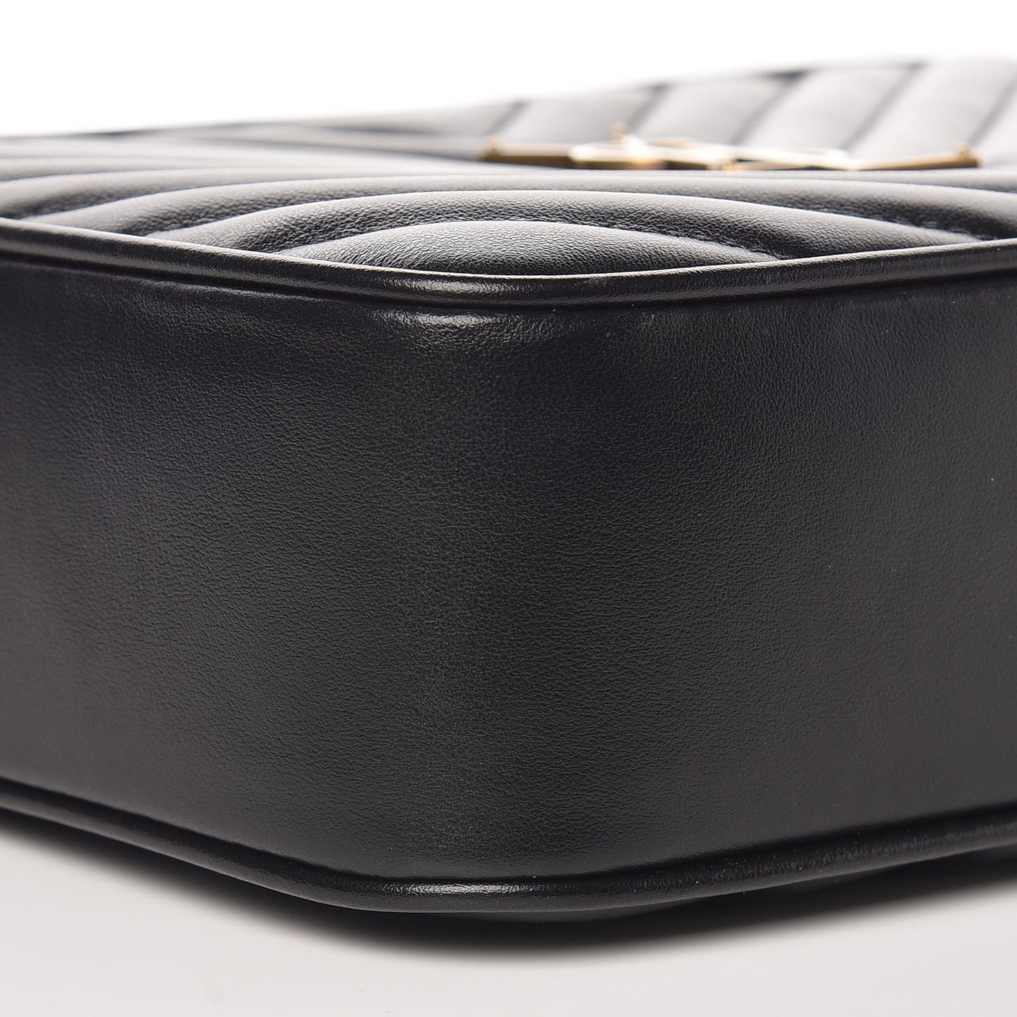 Calfskin Matelasse Monogram Lou Camera Bag Black