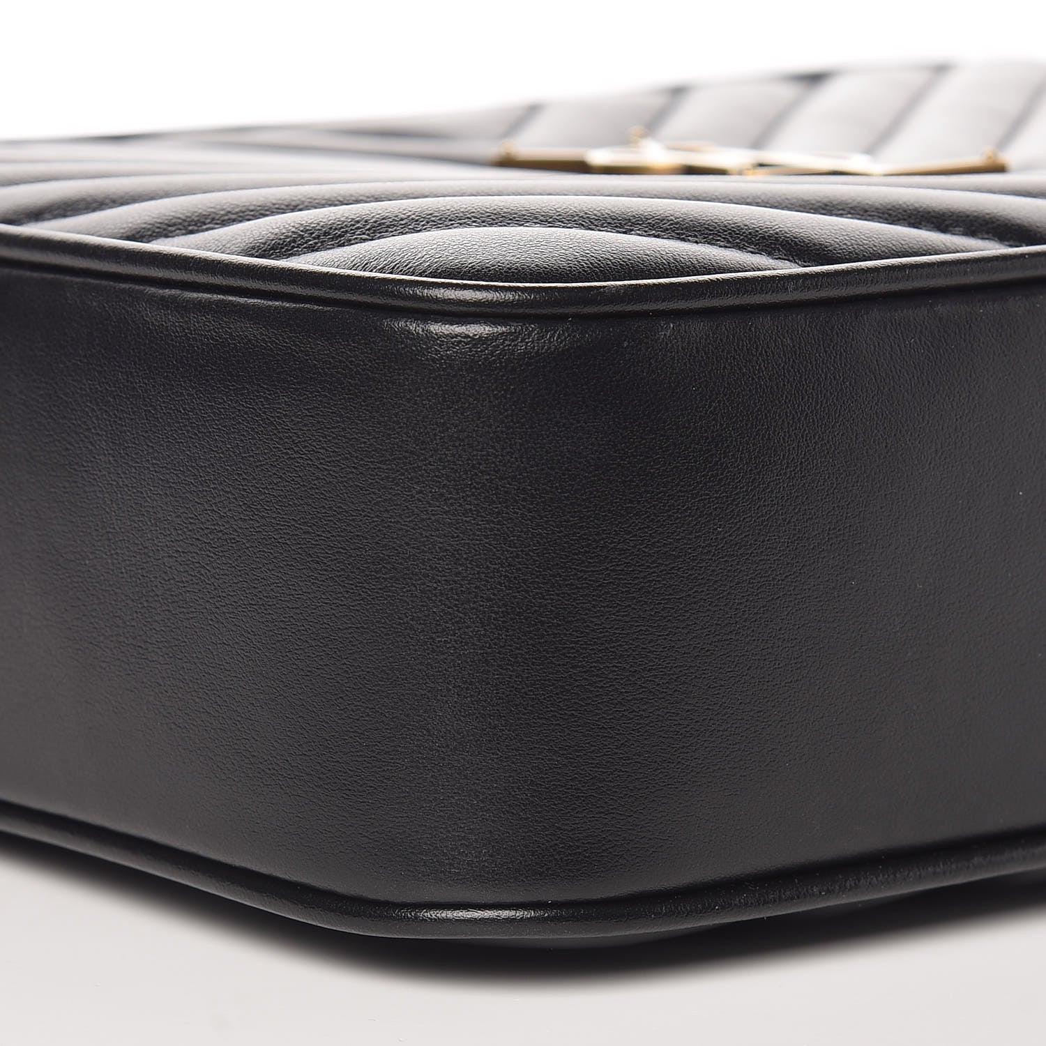 Saint Laurent Calfskin Matelasse Monogram Lou Camera Bag Black 8 of 10