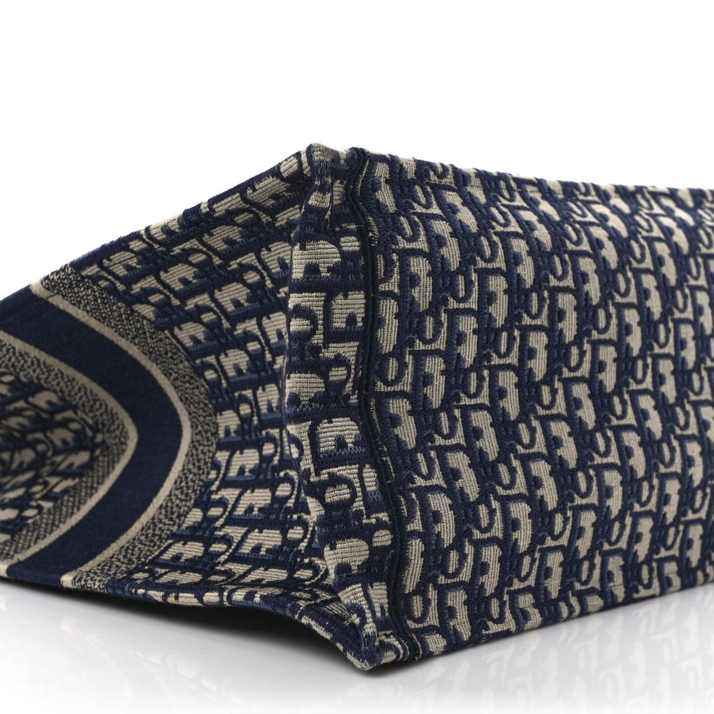 Oblique Large Book Tote Blue Multicolor